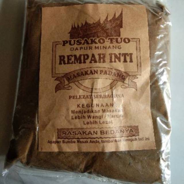 

Pusako Tuo Dapur Minang REMPAH INTI 250 Gram Aneka masakan Padang Pelezat Serbaguna Wangi Harum