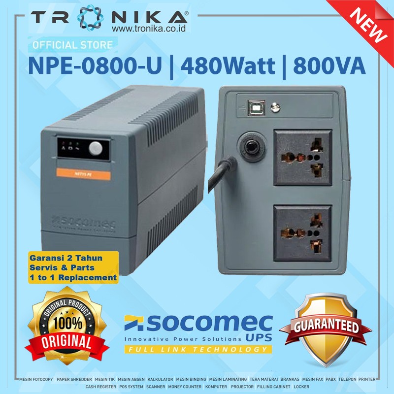 UPS STABILIZER SOCOMEC NETSYSPE PE0650U NPE0800U NPE1000U NPE1500U