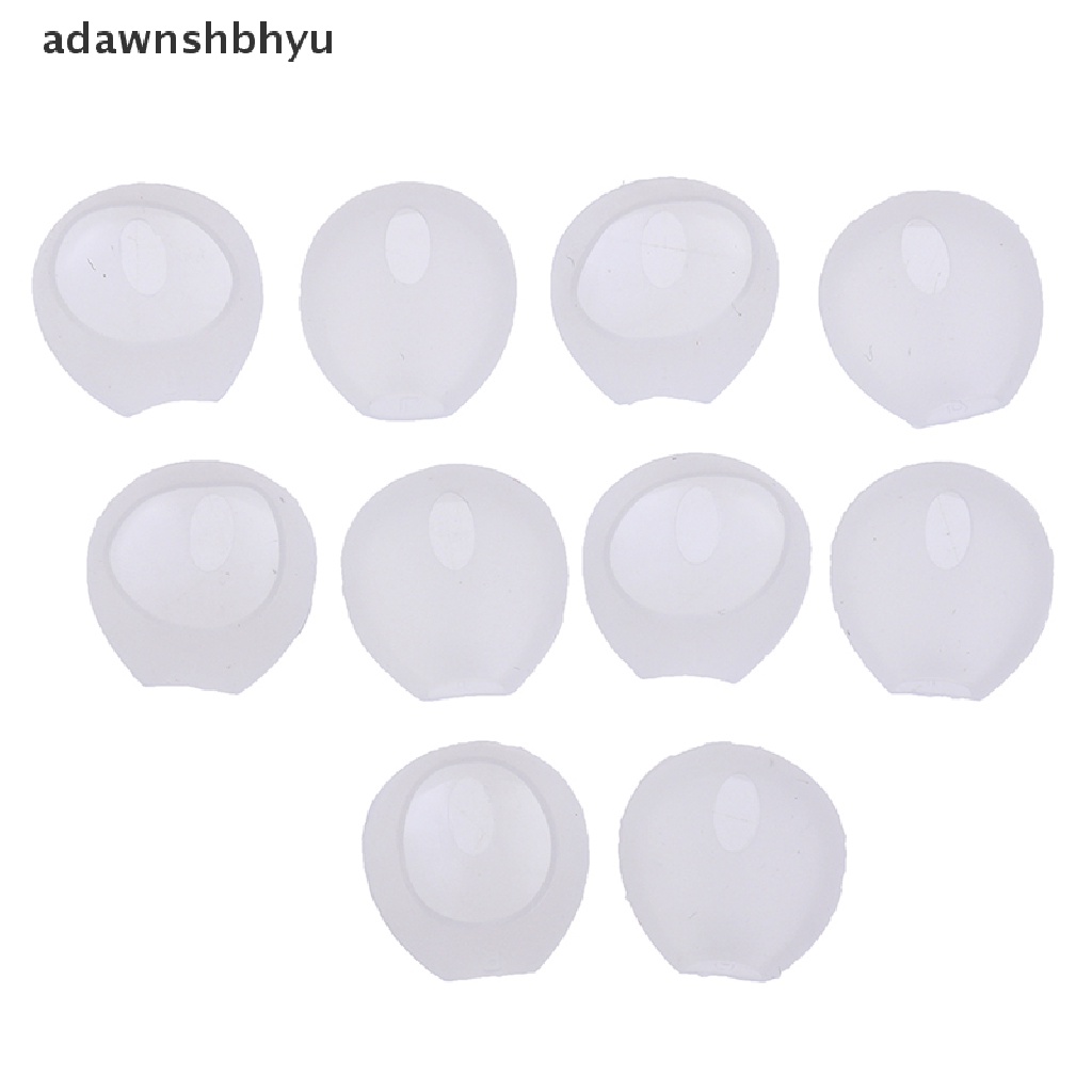 Adawnshbhyu 5pasang Universal Earphone Case Cover Silikon Anti Slip Karet Lembut Earbud Caps