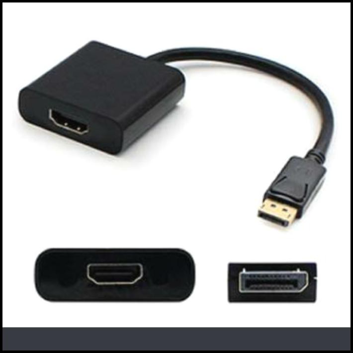 Hesaa_Store | Converter Display Port To Hdmi / Dp To Hdmi / Display Port To Hdmi