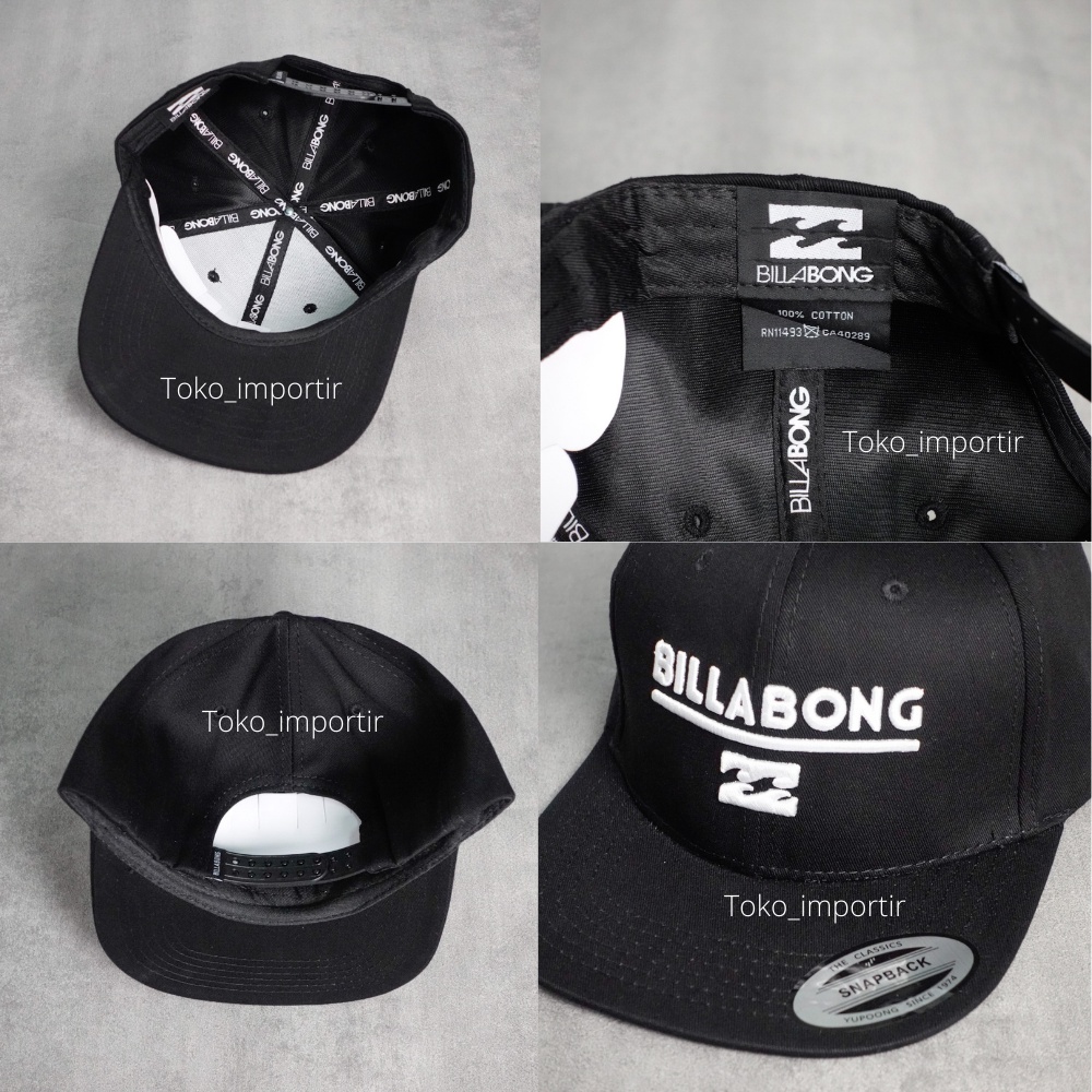 Topi Snapback Billabong Distro Fashion Import Mirror Original