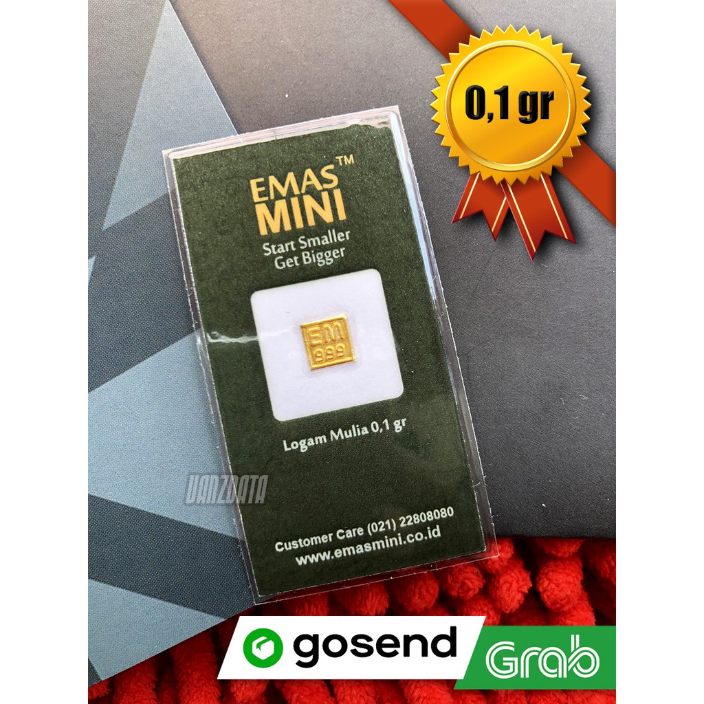 Emas Mini 0 1 Gram Logam Mulia Emas Murni 24 Karat Bersertifikat Shopee Indonesia 