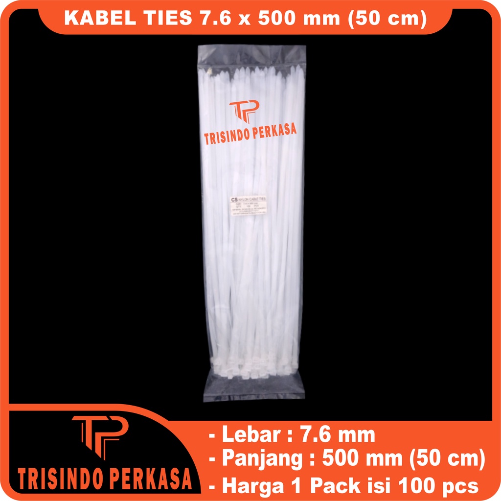 Kabel Ties Cable Tie 7.6 x 500mm (50cm)