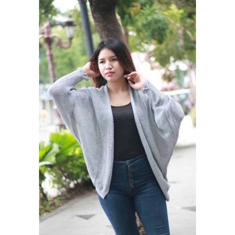 CARDIGAN BATWING | KARDIGAN KELELAWAR RAJUT KNIT