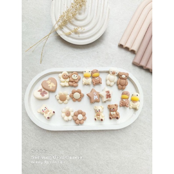 Bros Dagu Mini/ Peniti hijab/Bros dagu mutiara-Bros Choco