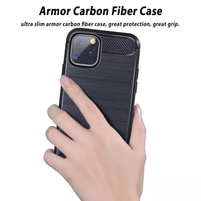 Iphone 11 / 11 Pro / 11 Pro Max Soft Case Brushed Carbon