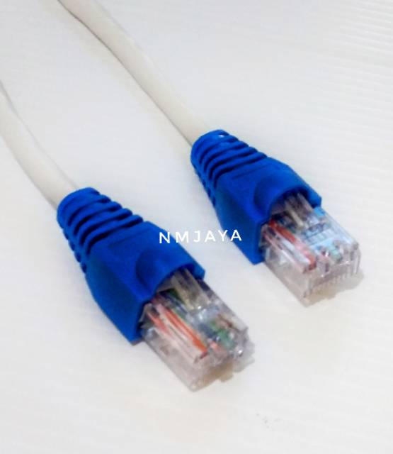 Kabel LAN UTP Cat5e 10 meter AMP Commscope original siap pakai crimping rj45 commscope