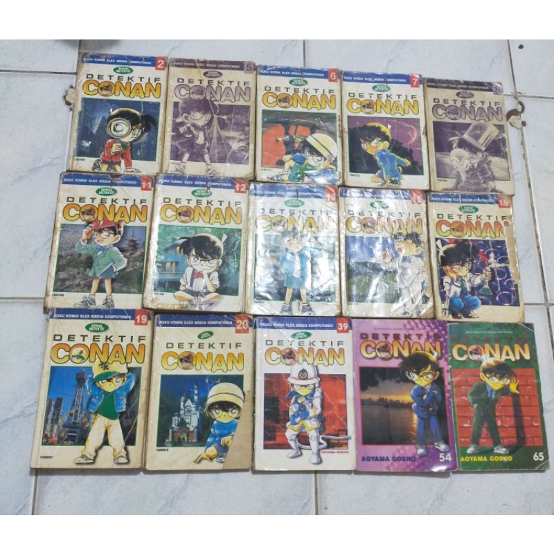 Komik bekas detektif conan