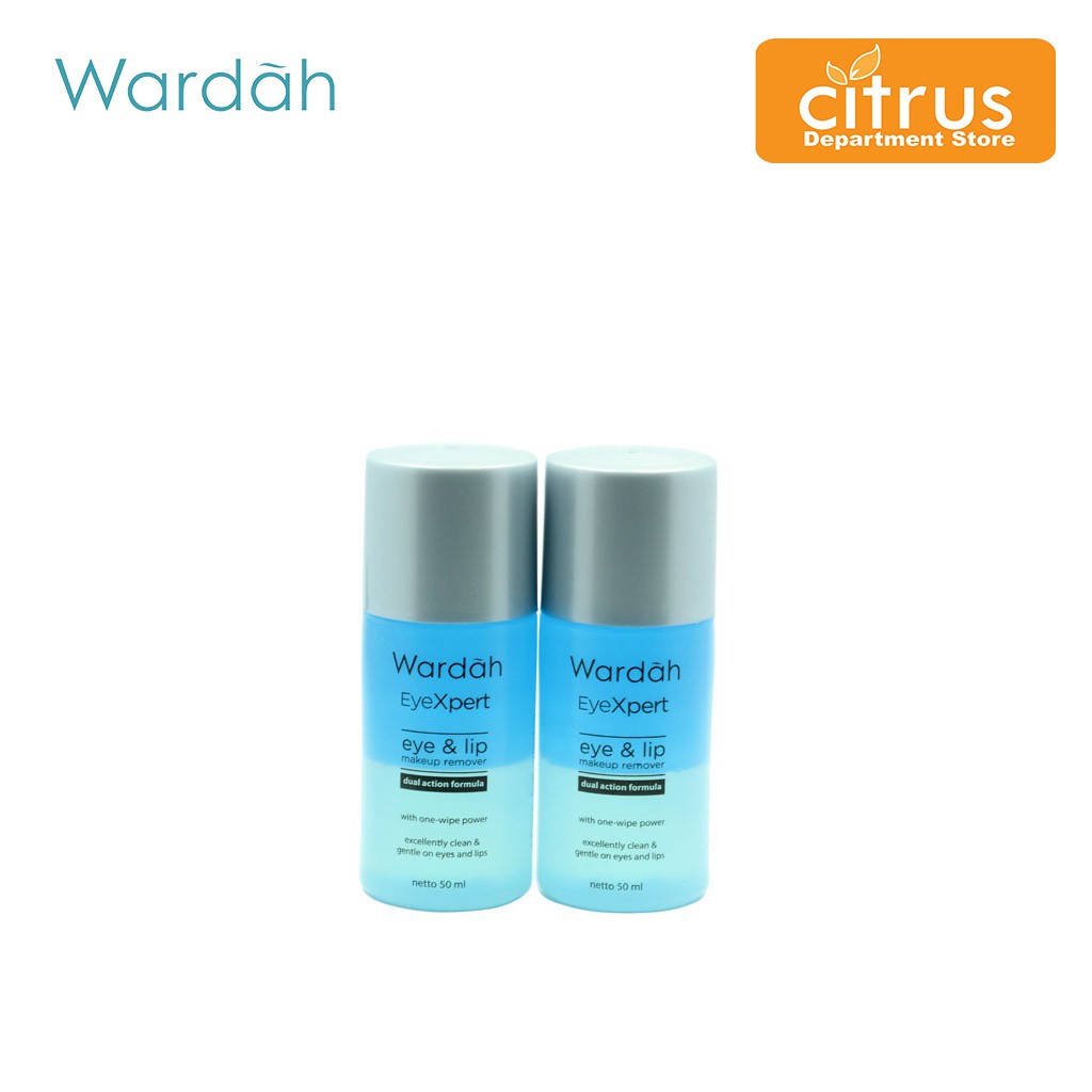 Wardah EyeXpert Eye & Lip Makeup Remover 50 ml Shopee Indonesia