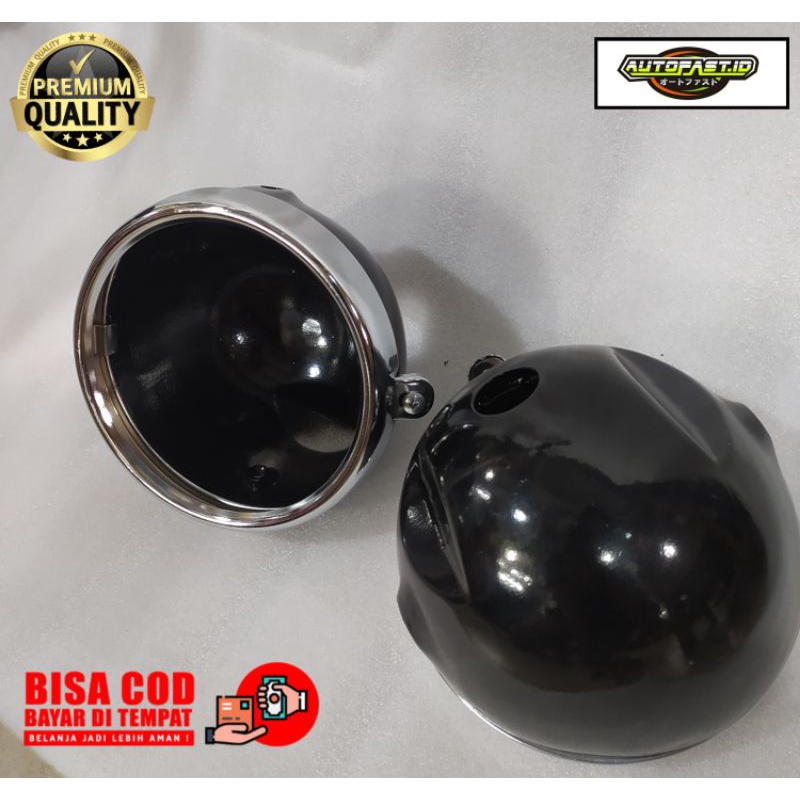 BATOK LAMPU CB 125 WARNA HITAM  KUALITAS PREMIUM