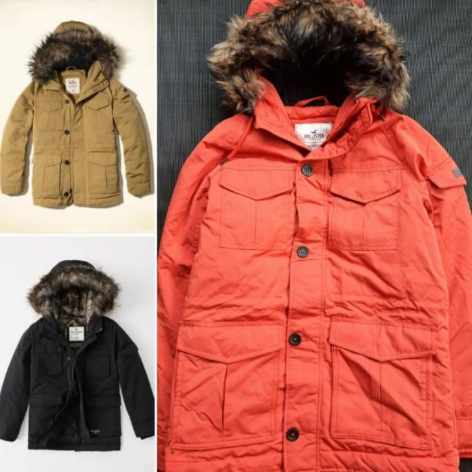 Jaket Hollister All-Weather Down-Blend Parka Original