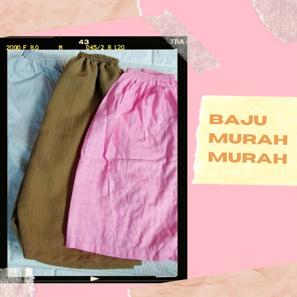 Celana Pendek Kolor Pria & Wanita Murah Kekinian (Grosir/Paket Usaha)