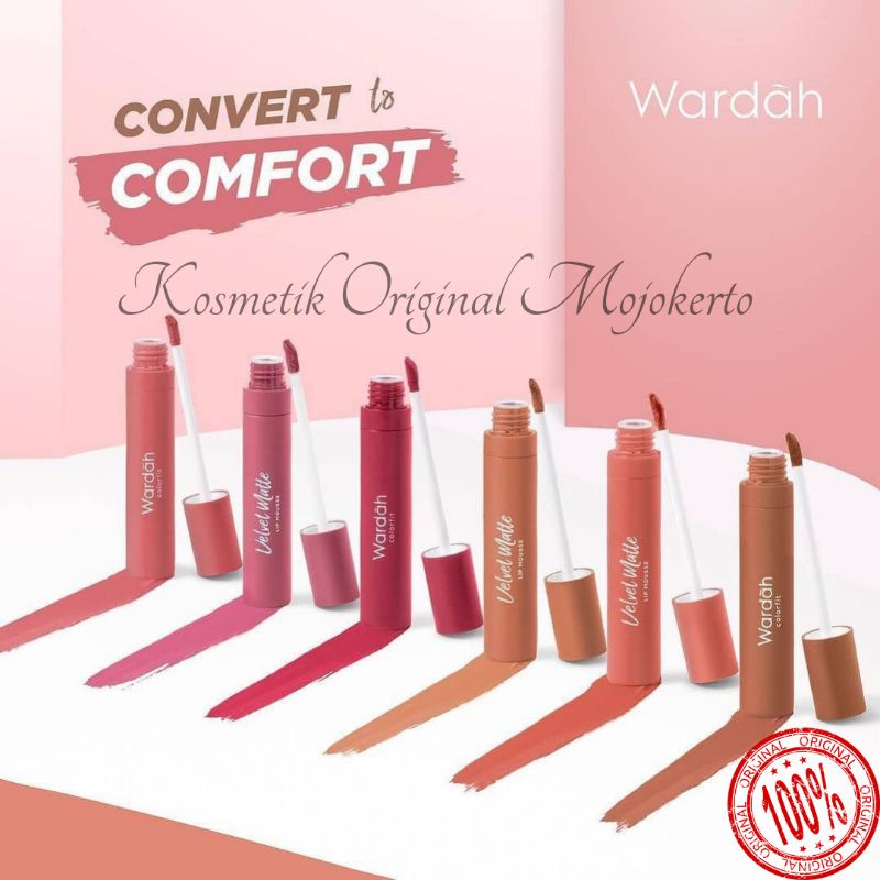 Wardah Colorfit Velvet Matte Lip Mousse | Wardah Lip Cream | Wardah Velvet Matte | Wardah Lip Mousse