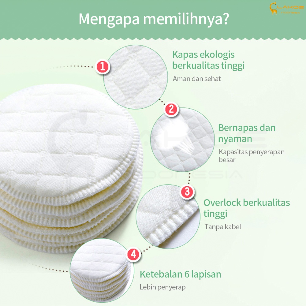 Breastpad Menyusui Washable Breast Pad