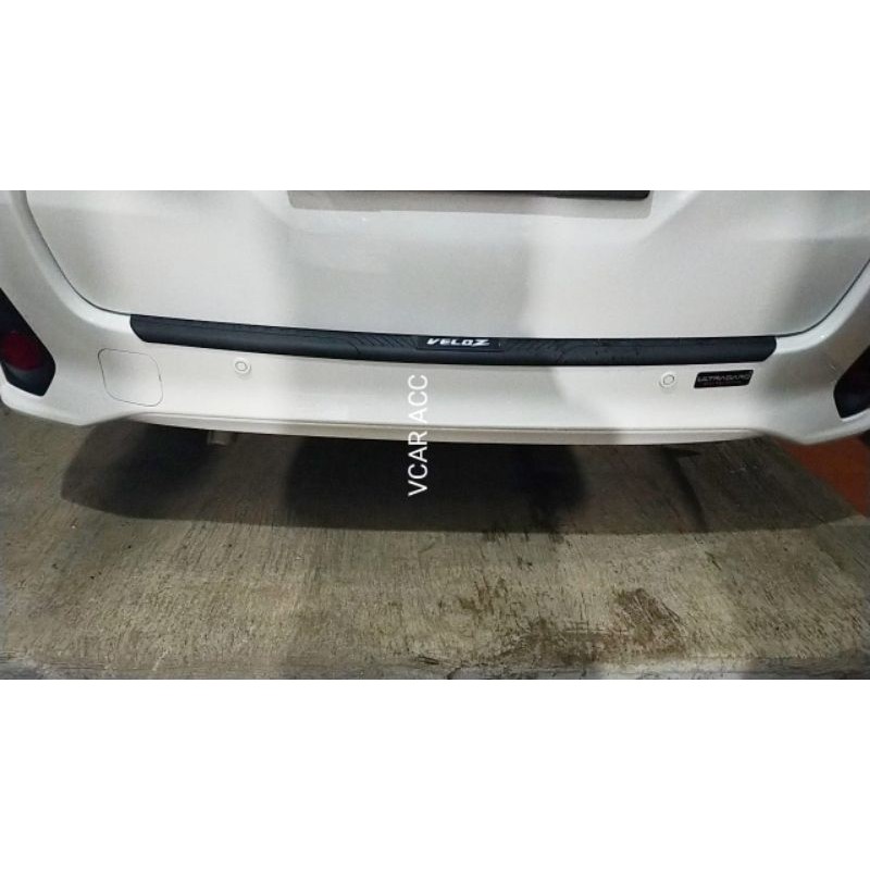 silplate sill plate belakang pintu bagasi toyota avanza veloz 2012 sampai 2021 velos 2020 2019 2018 2013 2014 2015 2016 2017 facelift