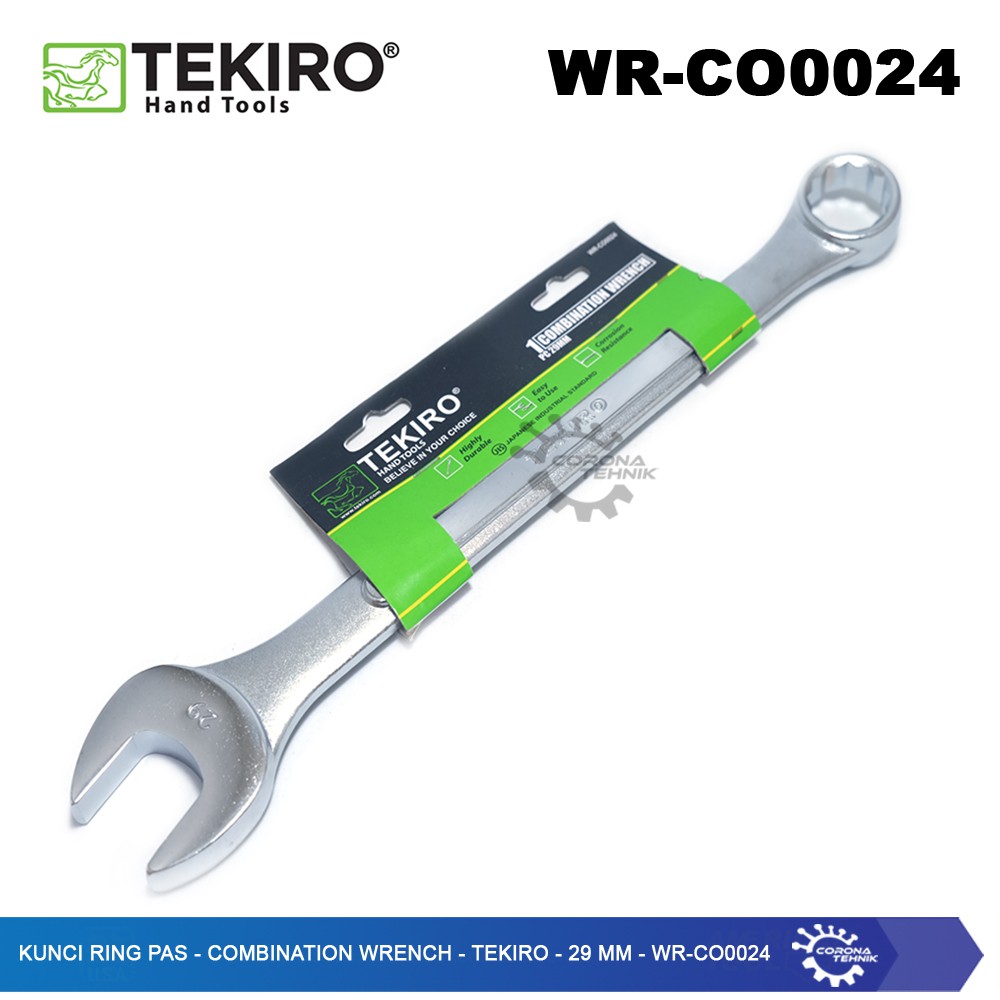 WR-CO0024 - Kunci Ring Pas - Combination Wrench - Tekiro - 29 mm