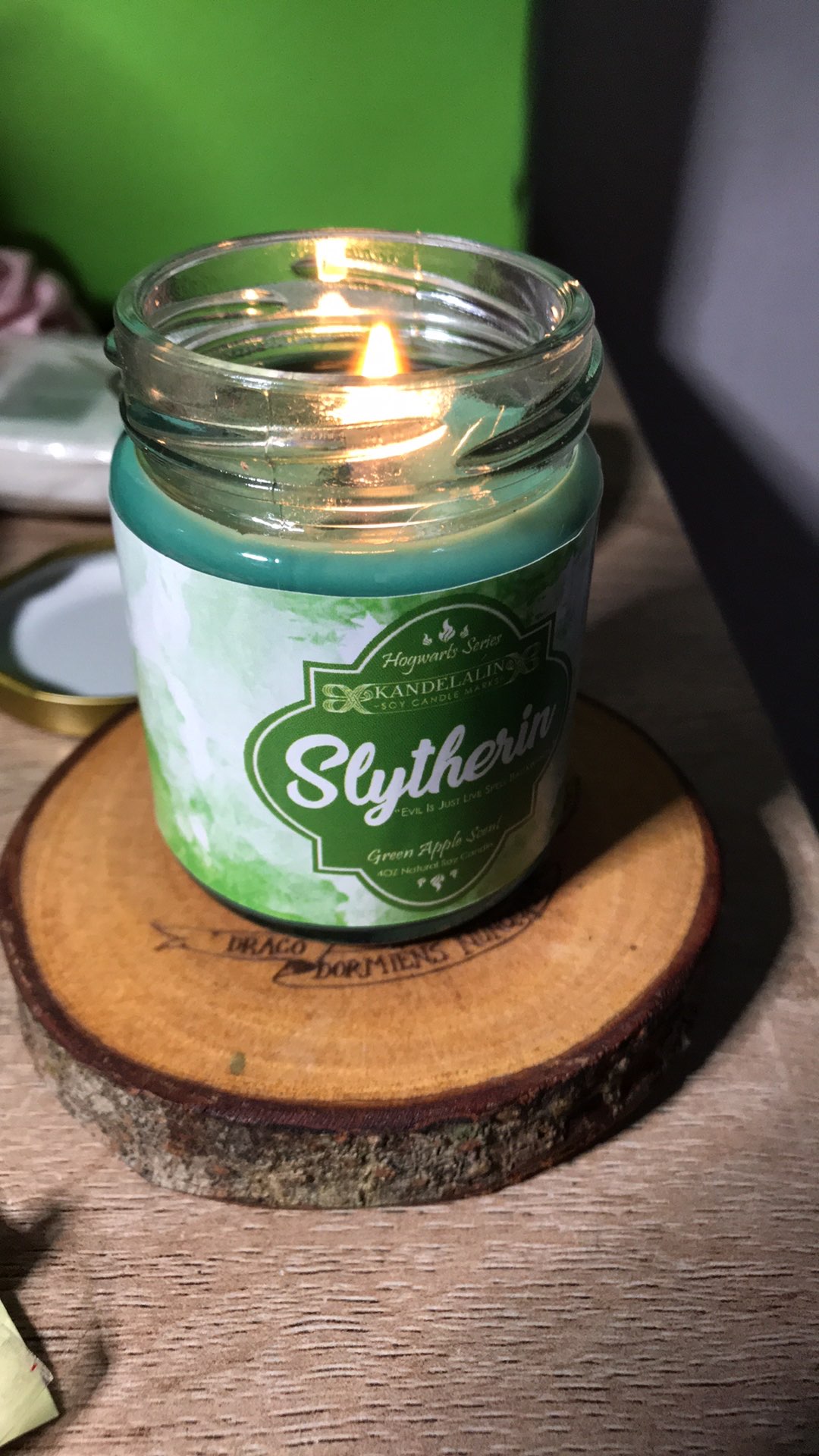 Slytherin 4oz Soy Lilin Aromaterapi / 100%soy Wax
