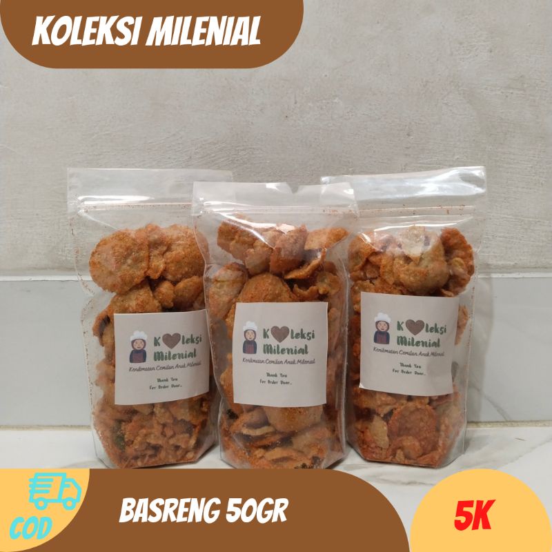 

Basreng Koleksi Milenial 50gr Murah Enak