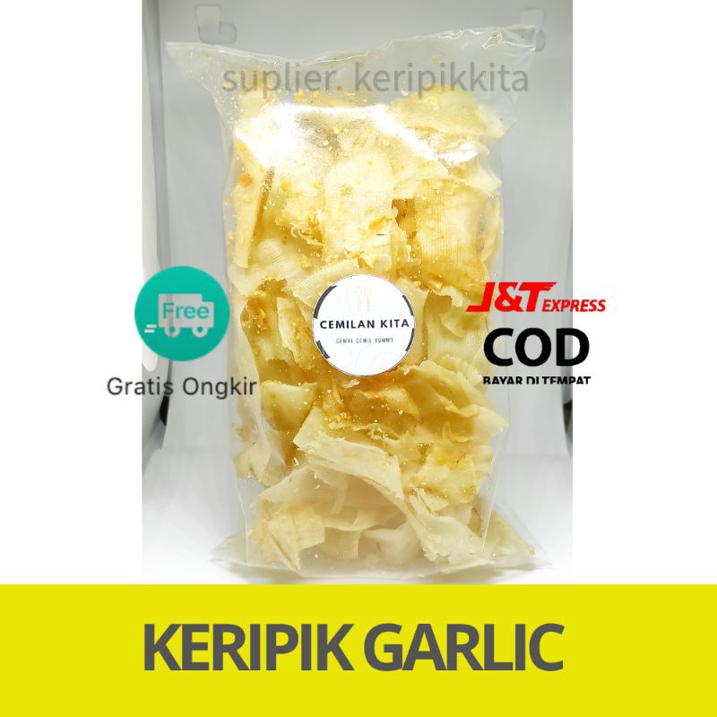 

CEMILAN KERIPIK SINGKONG GARLIC / MAKANAN RINGAN / JAJANAN / SNACK / ASIN / KITA