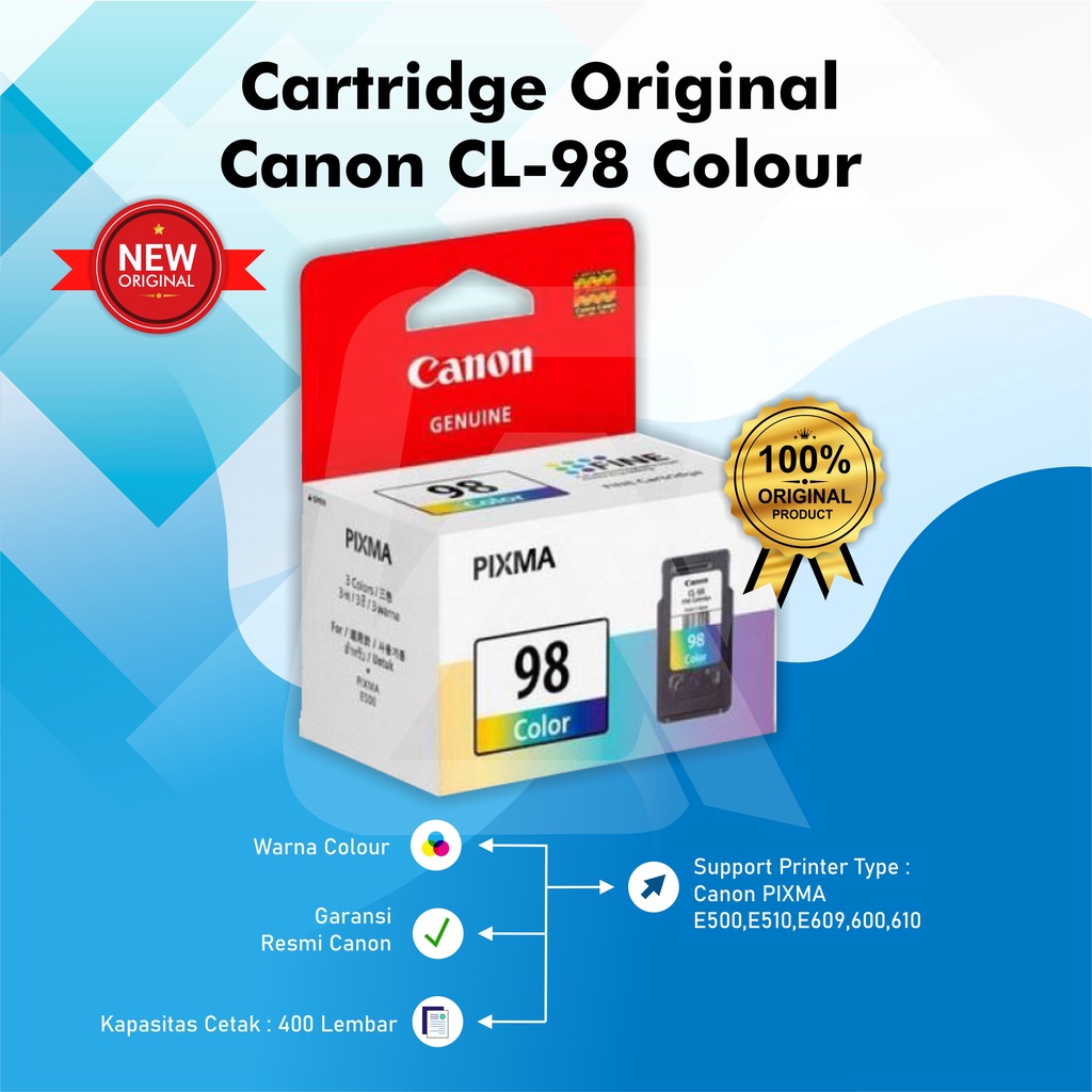 Tinta Canon CL-98 Colour Original Ink Cartridge