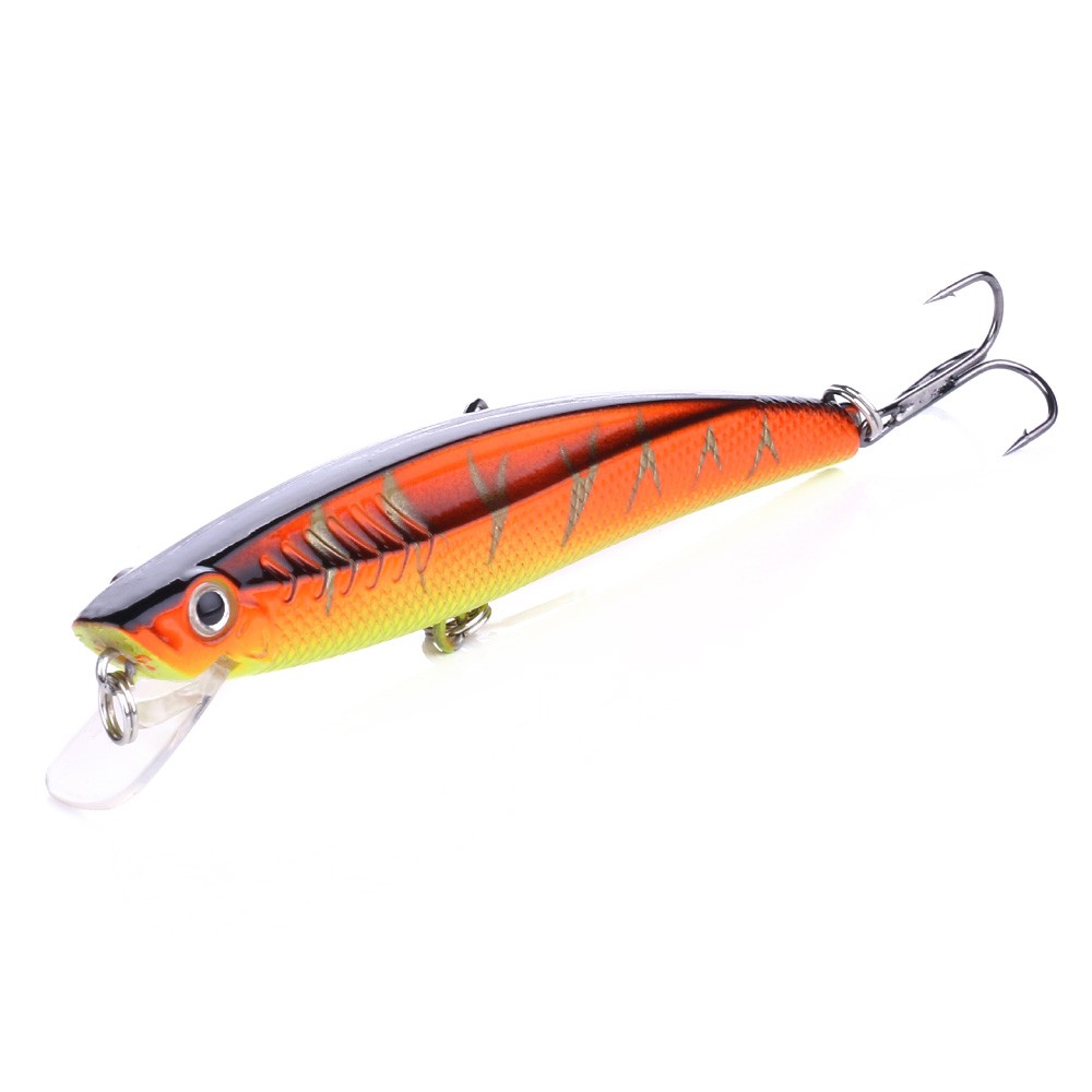 HENGJIA 8pcs 9.3cm/10.3g Minnow Umpan Pancing Swimbait Ikan Fishing Lure Topwater Bait Wobbler Kail