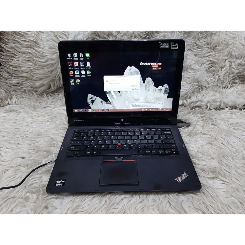 Notebook Lenovo Thinkpad S230U Ram 4gb HDD 500gb core i5 Layar sentuh