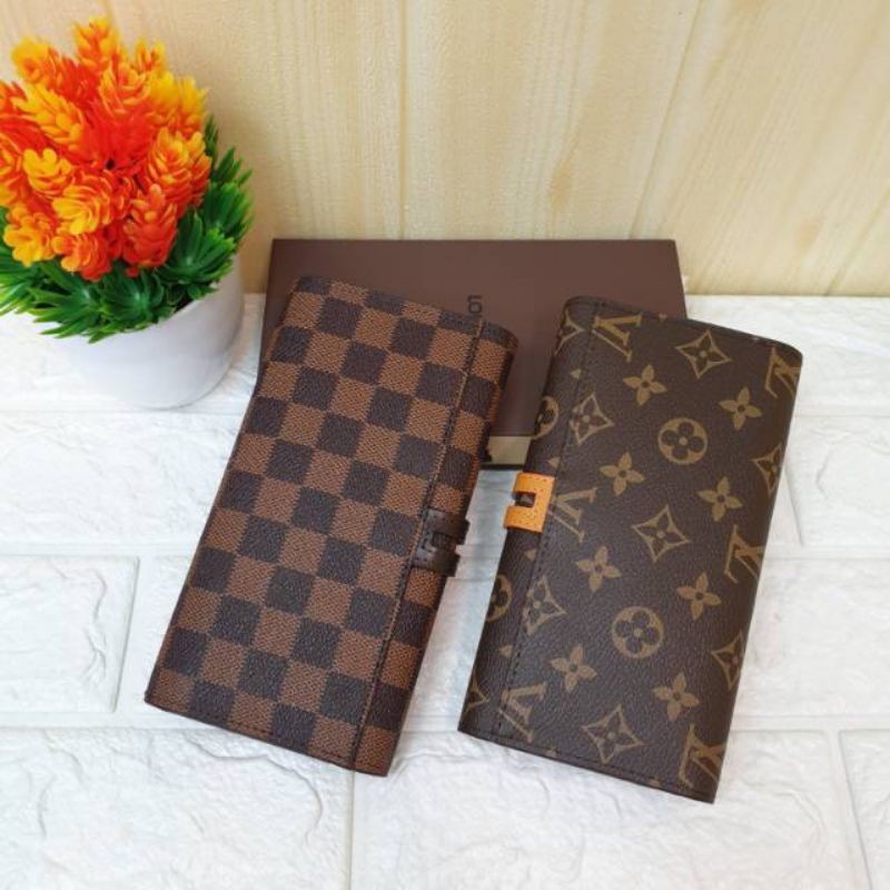 Dompet Lv Lipat/dompet wanita model Lis lidah kunci