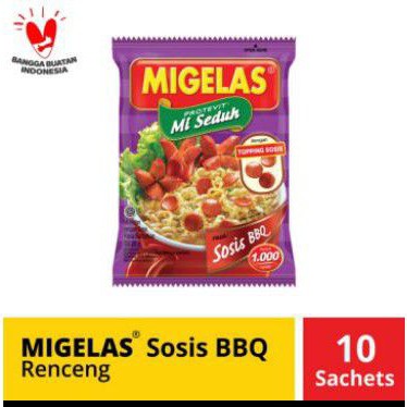 

Miegelas rasa sosis BBQ 1 RENCENG 10 pcs