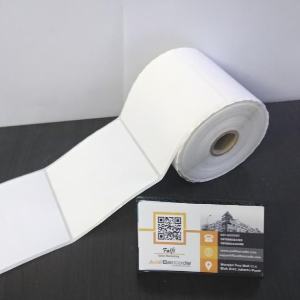 

♗ LABEL BARE 100 X 100 (1 LINE) KERTAS STICKER SEMICOATED 10x10 CM ♩