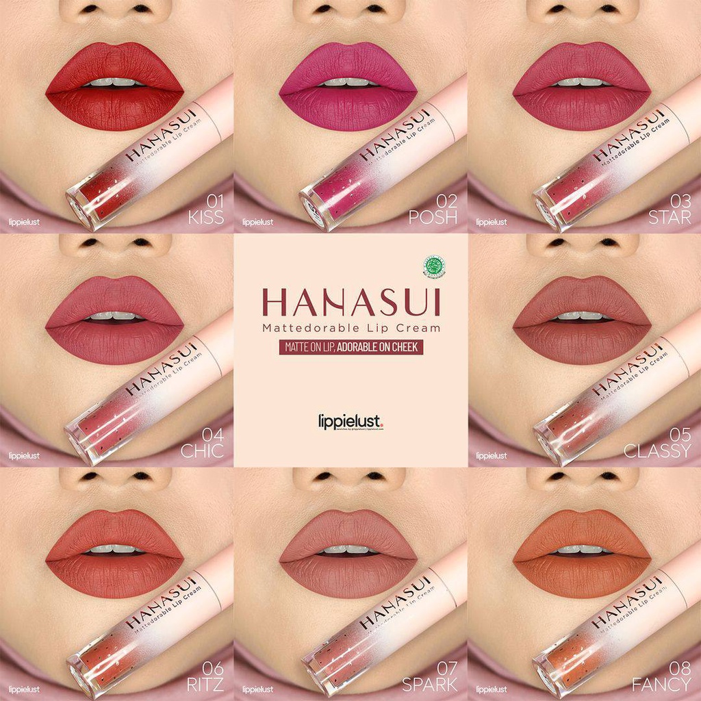 HANASUI LIPSTIK BOBA Mattedorable Lip Cream Tintdorable Lip Tint | Lip Stain