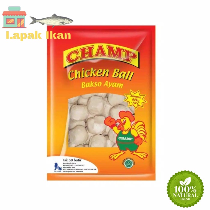 

Bakso Ayam Champ - Isi 50 Pcs