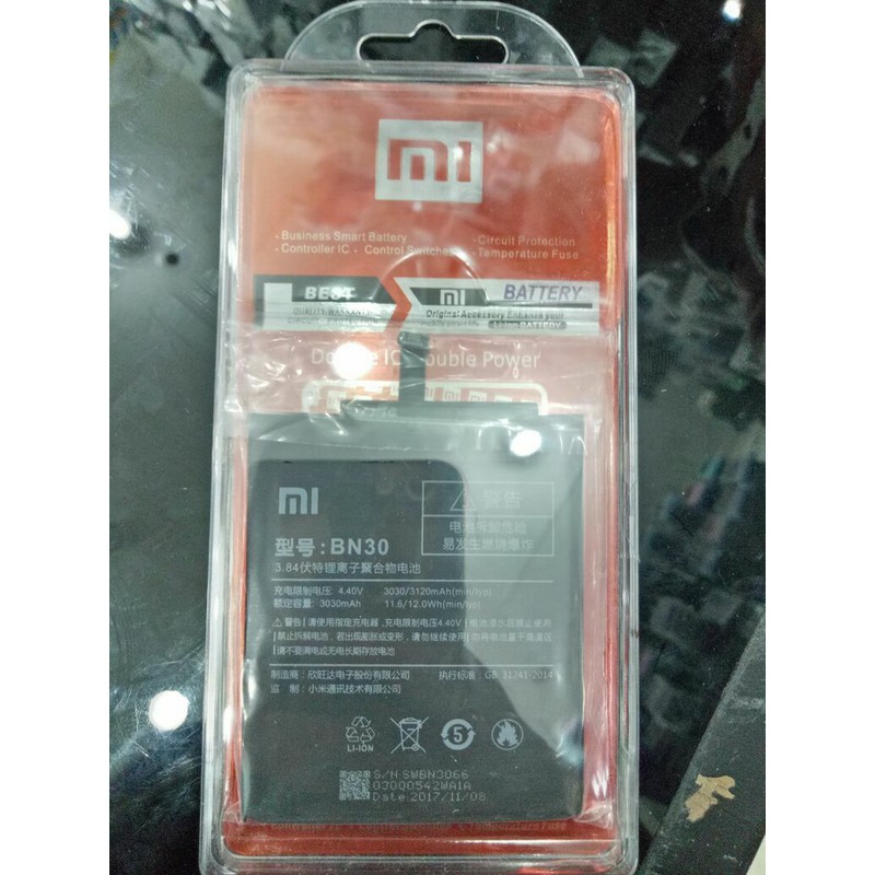 Batre Baterai Xiaomi Redmi 4A BN30 BN 30