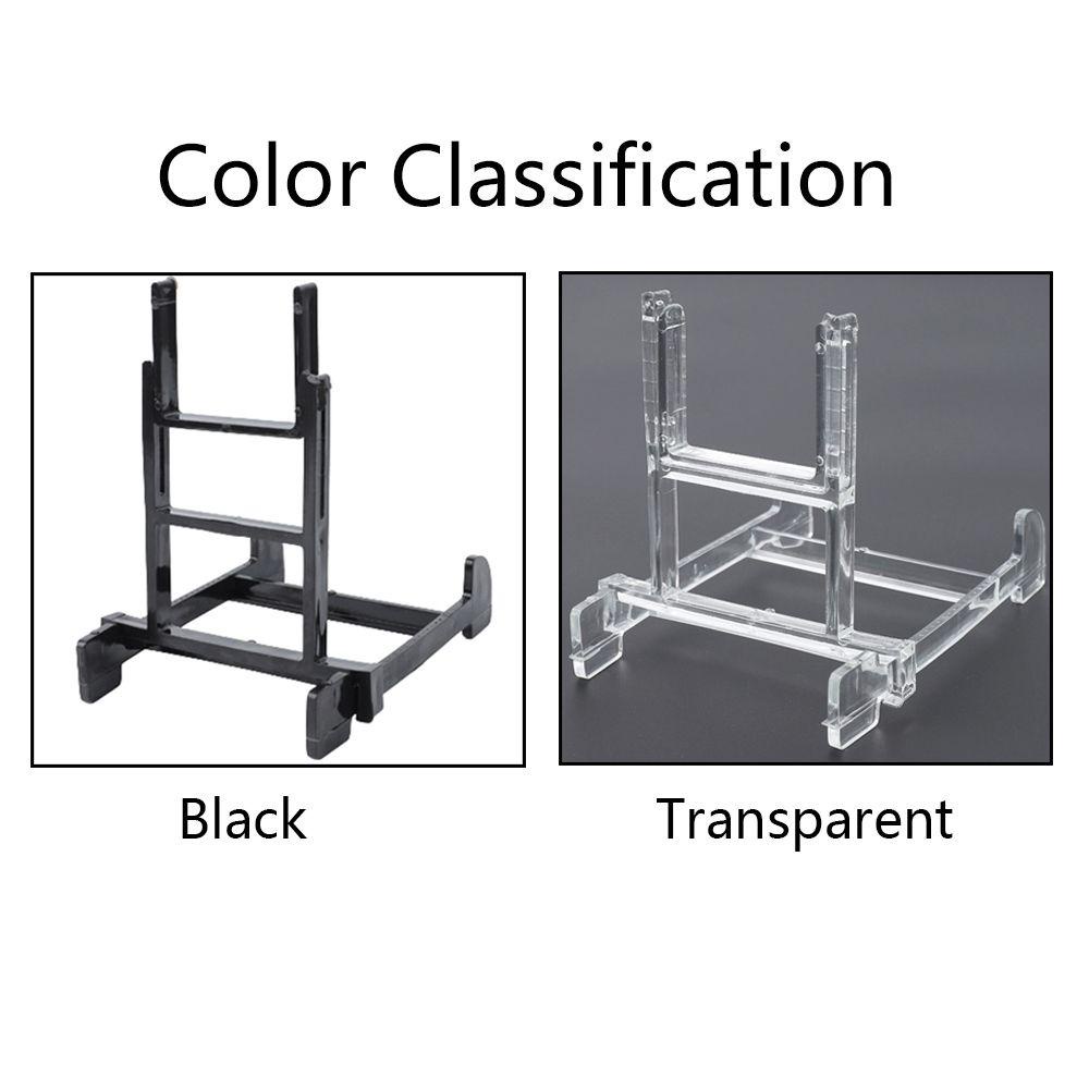 Solighter 5pcs Easel Stand Adjustable Portable Transparan Piring Besar