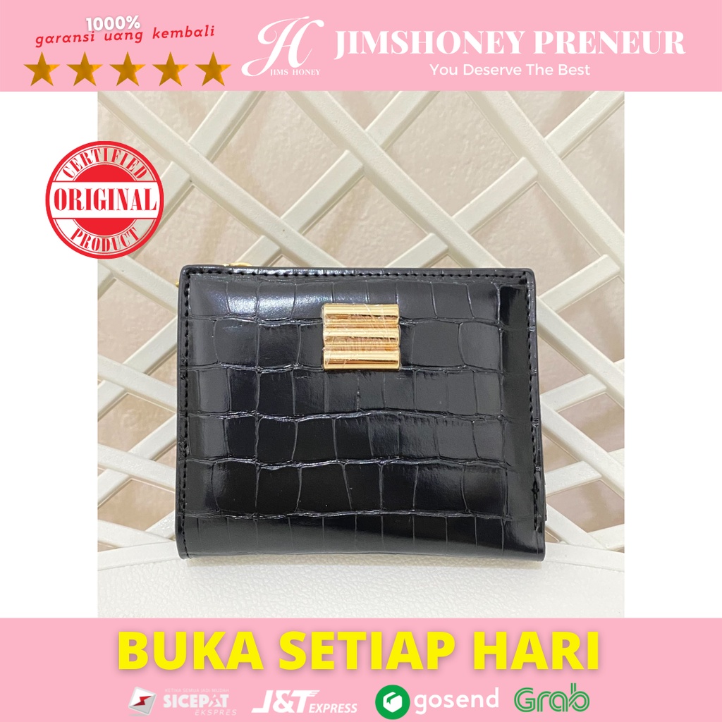 Dompet Wanita Lipat Jims Honey MOMO Wallet Dompet Kecil Mewah Tipis