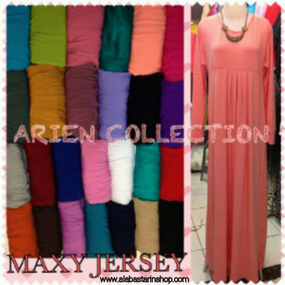 TERLARIS Grosir Gamis | MAXY JERSEY | Busana Muslim | Fashion Bandung muslimah