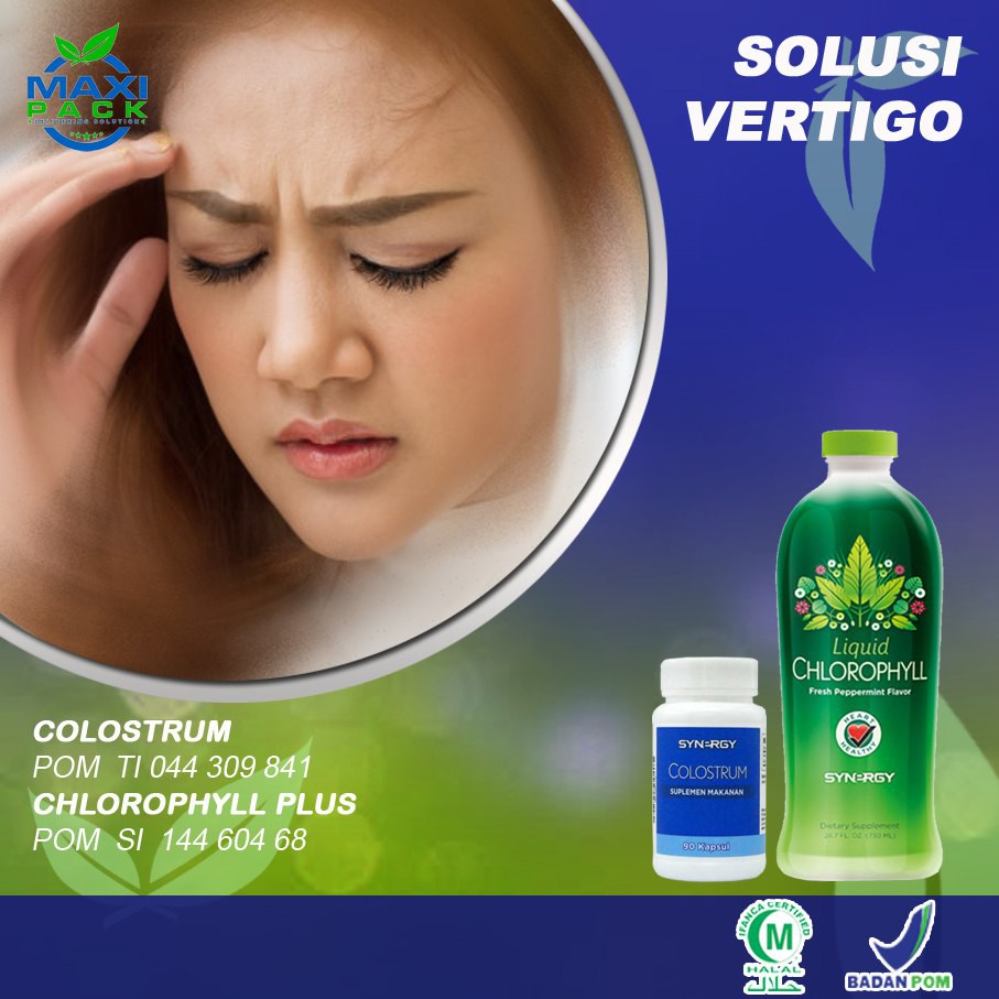 Colostrum + Klorofil - AMPUH Penyembuhan Vertigo Tanpa Obat