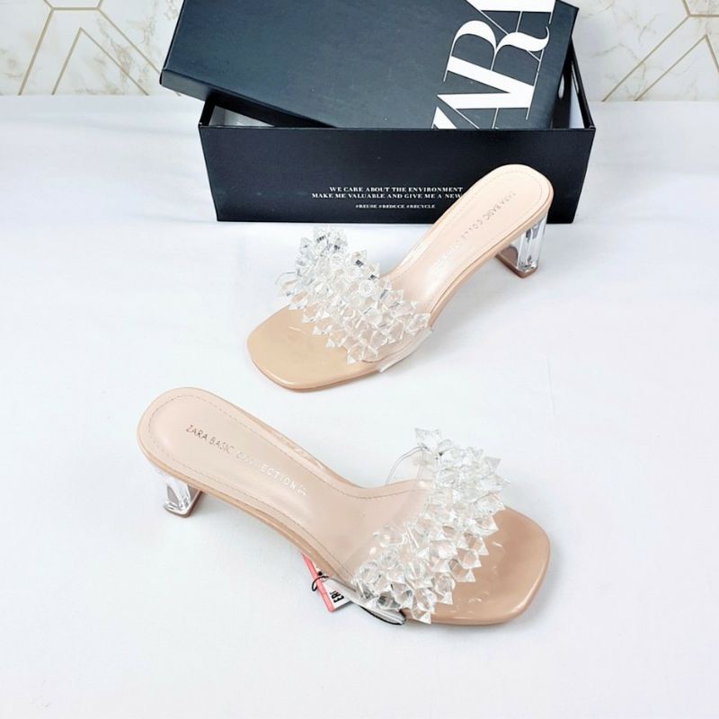 SANDAL ZARA ORIGINAL COUNTER  DIAMOND SIZE 40