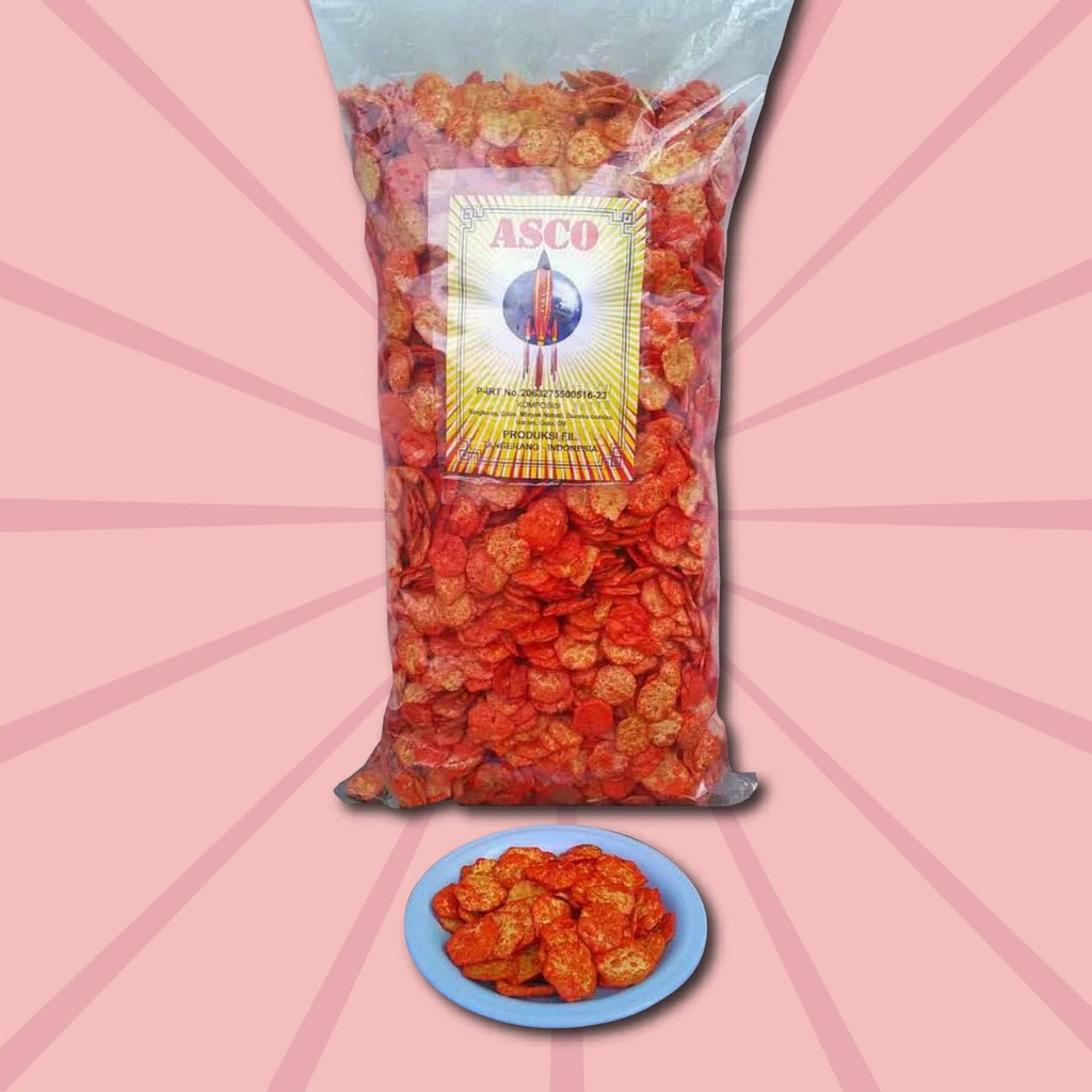 

Snack Kiloan Opak Medan Rasa Pedas Manis Gurih 2 Kg