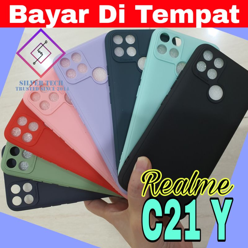 Silvertech Realme C21Y C21 Y Macaron Case C21Y aneka Warna