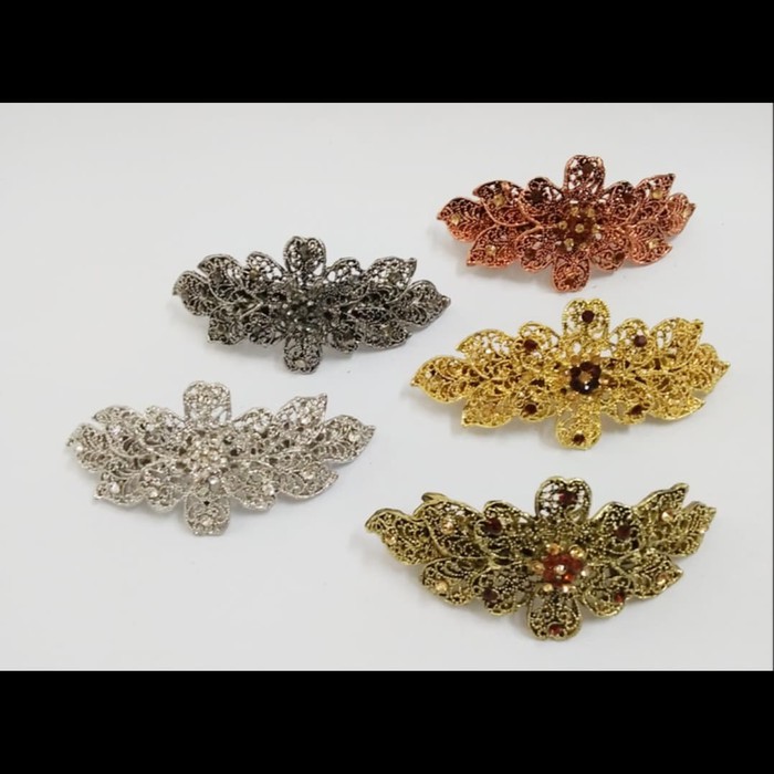 Langsung Order JEPIT BELAKANG OTOMATIS OTOMAT JILBAB HIJAB KERUDUNG MOTIF BUNGA terbaik