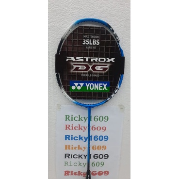 RAKET BADMINTON YONEX ASTROX 1 DG - HEAD HEAVY BALANCE - HIGH FLEXIBLE - TENSION 35 LBS - ORIGINAL Y