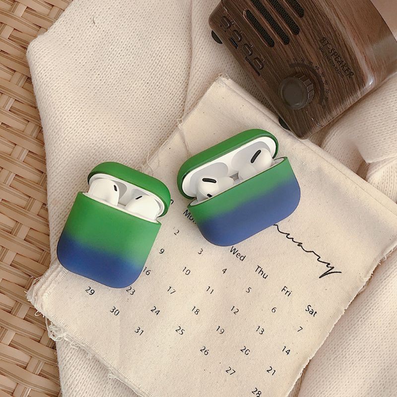 Cre Hard Case Pc Warna Gradasi Cover Proteksi Airpods 1 2 Pro