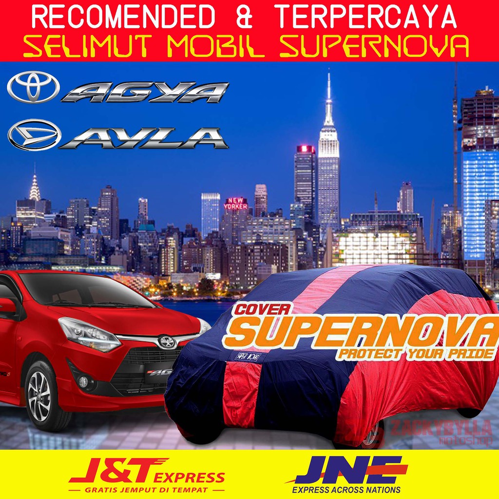 Cover | Selimut Body Mobil Supernova untuk Toyota Agya - Daihatsu Ayla