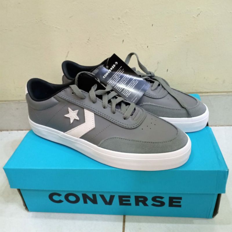 sepatu Converse Courtland Courtlandt grey abu-abu size 44 original BNIB