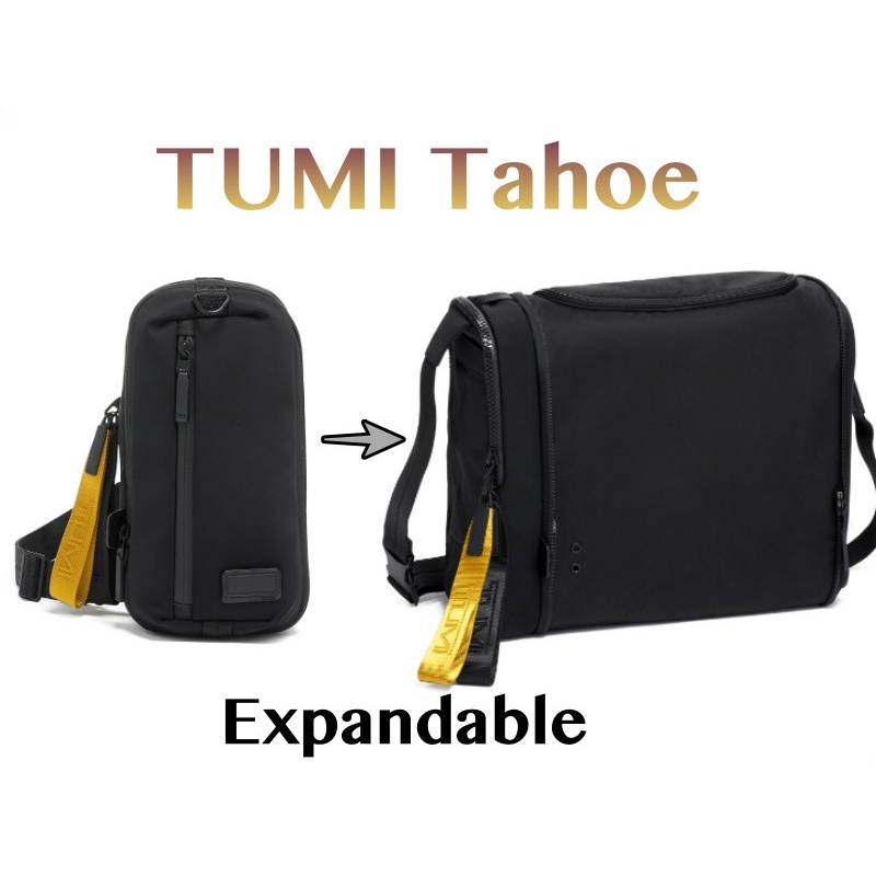 Tumi Tahoe Lookout Expandable sling bag tas selempang pria p1