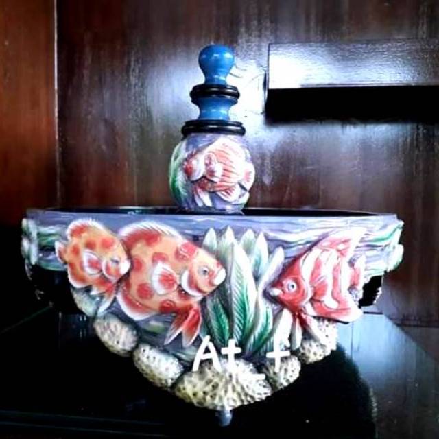 Tebok sangkar burung lovebird kayu jati