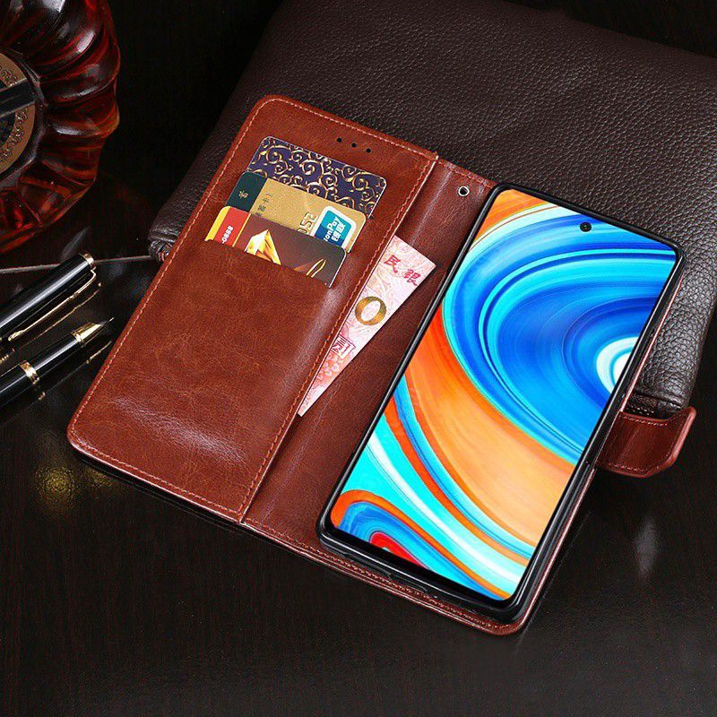 Flip Cover Redmi Note 7 Note 7 Pro Note 8 Note 8 Pro Note 9 Note 9 Pro Note 10 Note 10S Note 10 5G Note 10 Pro Note 11 Note 11 Pro Flip Polos Leather Case Dompet Magnetik