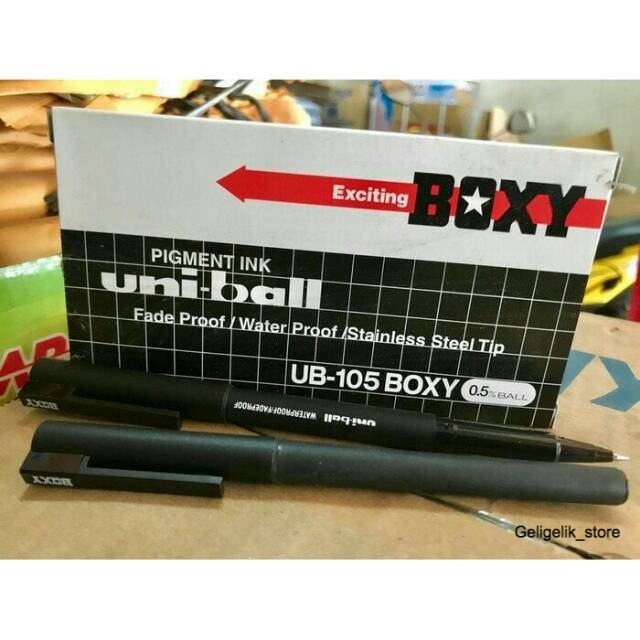 Jual PULPEN / PEN / BOLPEN / PENA UNI BALL BOXY UB-105 (1 PCS) | Shopee ...