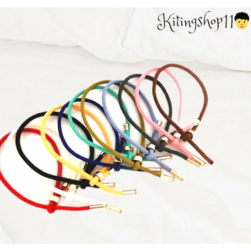 Gelang Tali Serut Pandora Untuk Charm Liontin Emas