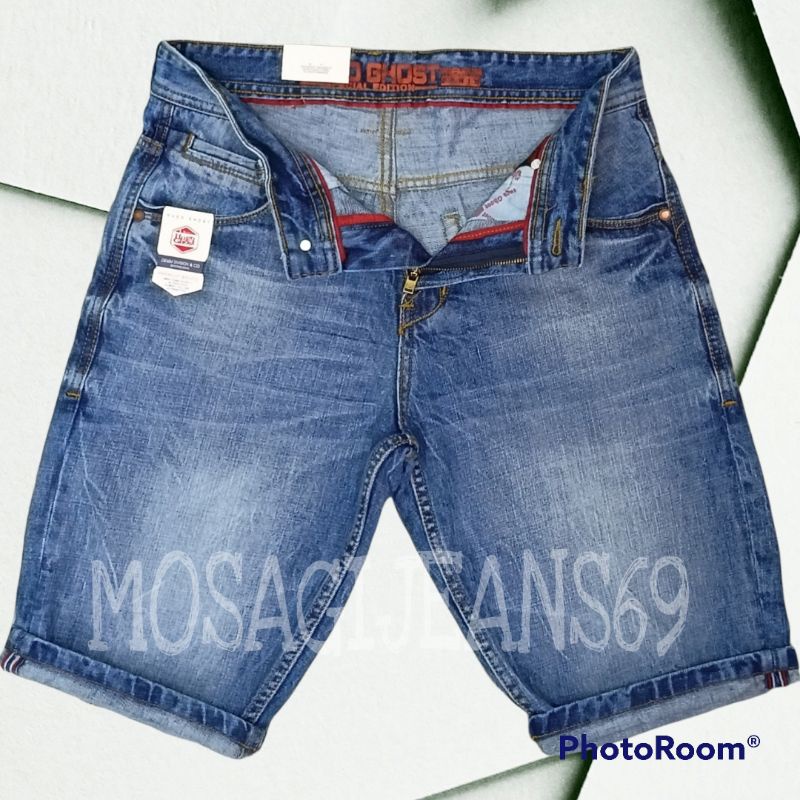 CELANA PENDEK JEANS PRIA HUGOGHOST PEREMIUM